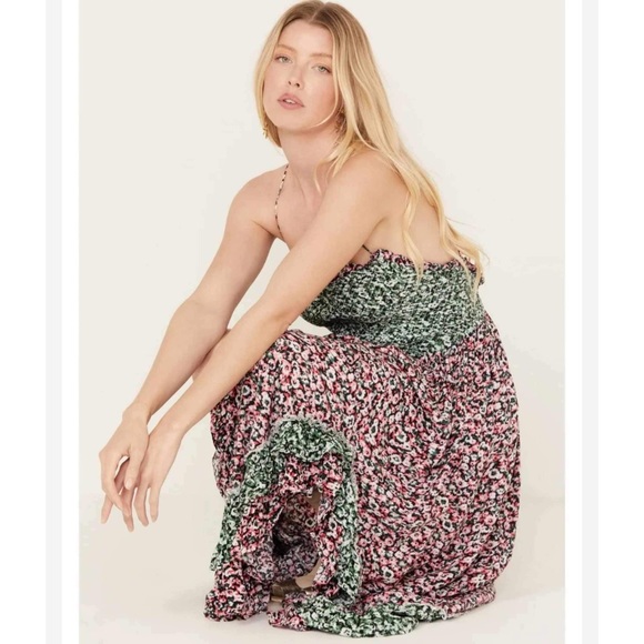 Free People One I Love Maxi Dress Size M - Picture 7 of 7